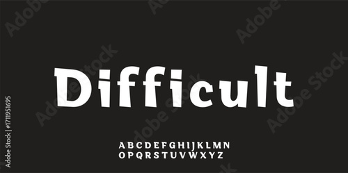 Cartoon audacious alphabet, playful uneven letters, bold geometric graffiti font for kid toy logo, youthful lettering, joyful headlines, and comic book typography. Vector typeset.
