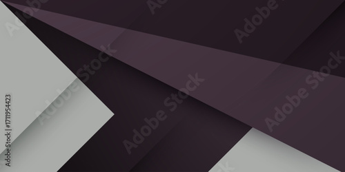 Abstract overlap papercut dark background. Futuristic card design element background. Trendy triangle pattern design. EPS10 Vector
