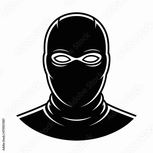 masked, figure, balaclava, disguise, character, silhouette, outline, sketch, drawing, monochrome, clipart, illustration, graphic, hoodie, criminal, thief, burglar, stealth, incognito, bandit, ninja, s