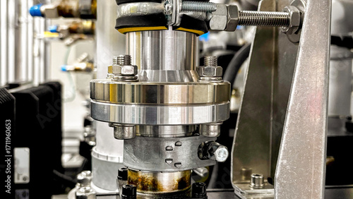 telecommunication patch panel with cable connections