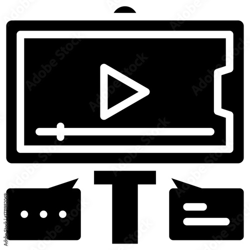 Vlogger icon isolated on white background. vector illustration icon for digital nomad
