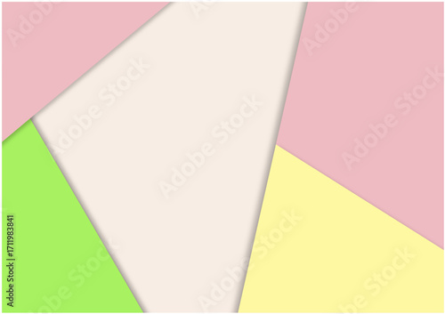 Pastel colored alternating paper background