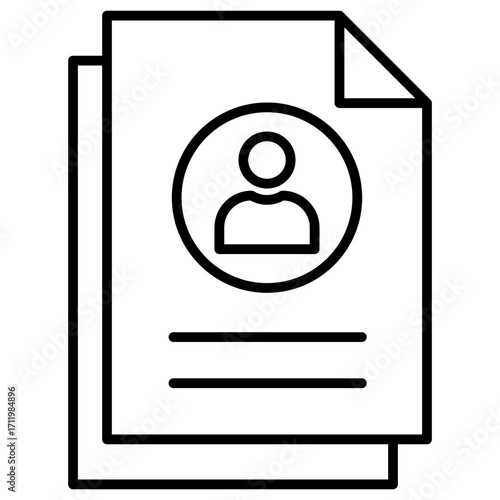 Employment Contract Outline Icon