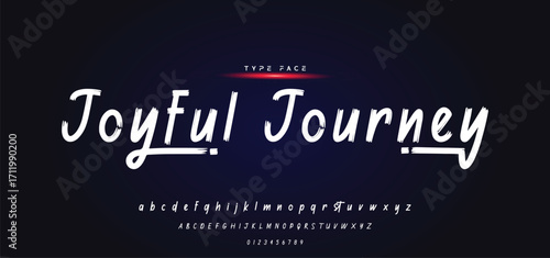 Lettering font isolated on black background. Texture alphabet in street art and graffiti style. Grunge and dirty effect. Vector brush letters.