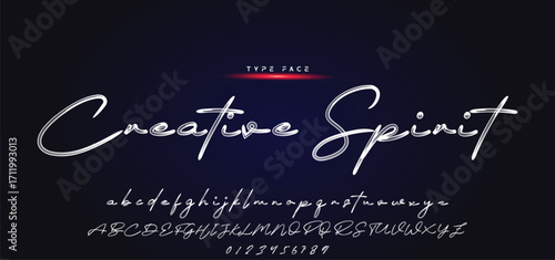 Lettering font isolated on black background. Texture alphabet in street art and graffiti style. Grunge and dirty effect. Vector brush letters.