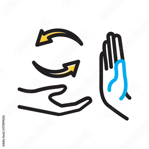 Vector multi color icon for Conservative
