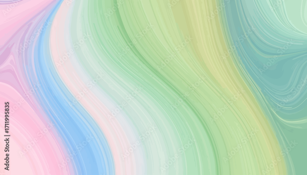 Fototapeta premium Soft Pastel Swirls Abstract Background.