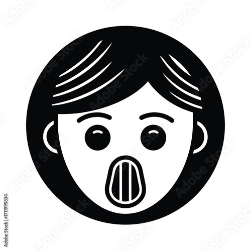 Whispering Face Emoji Icon