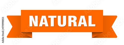natural ribbon isolated on transparent background. natural ribbon