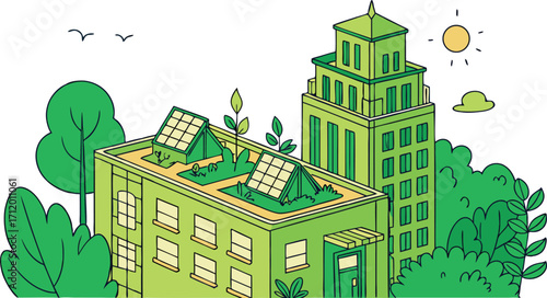 Go green with eco awareness symbols promoting sustainability and recycling for a healthier planet