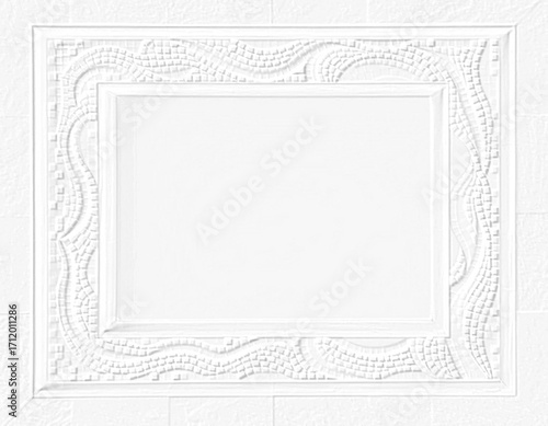 blank white frame