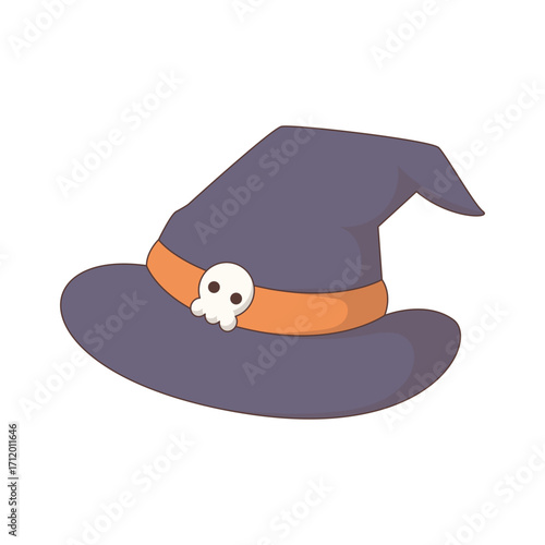 Halloween Witch Hat Illustration 