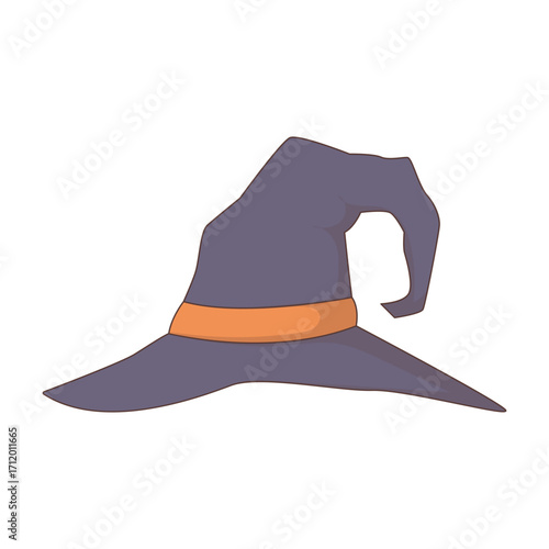 Halloween Witch Hat Illustration 