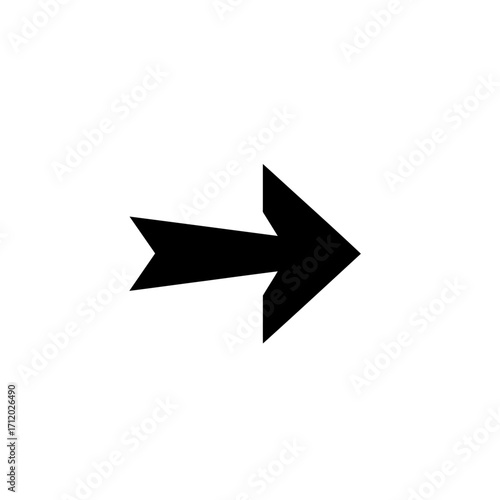 Black Arrow Icon Pointing Right on White Background, Symbol of Direction and Navigation Free Download Black Arrow Icon Pointing Right on White Background, Symbol of Direction and Navigation - GFXLoad