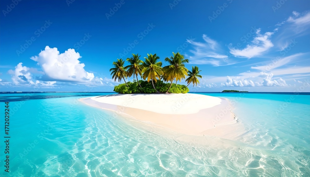 Fototapeta premium Tropical island paradise (4)