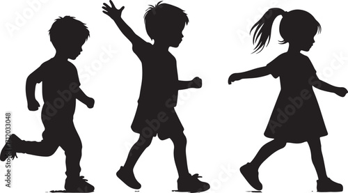 Abstract geometric silhouette of a stylized bird in flight isolated on transparent background