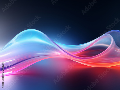 Outstanding Abstract wave modern background with particle