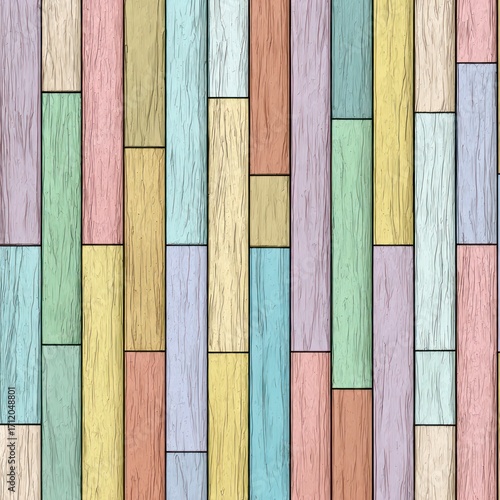 pastel background in seamless wood board pattern