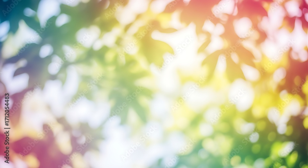 Obraz premium Blurred Colorful Leaves Background.