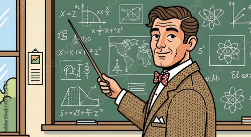 Teacher Explaining Math.