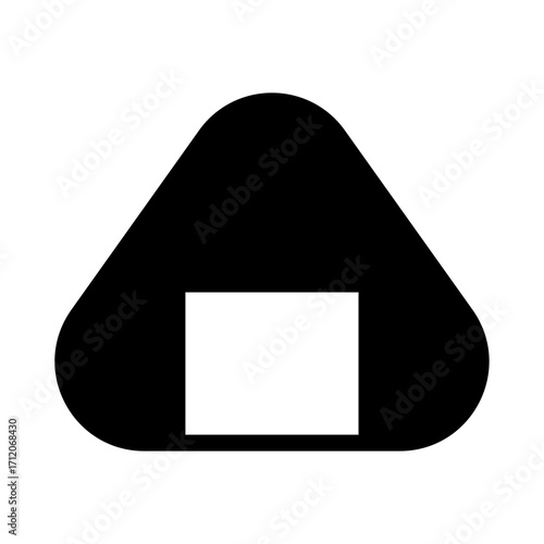 Onigiri Icon – Japanese Rice Ball Silhouette