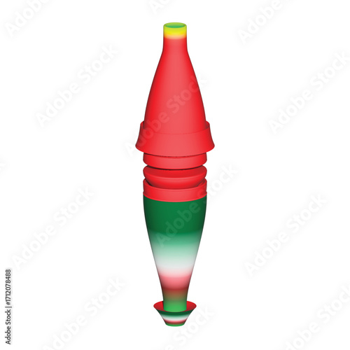 3D Symmetrical Structure – Colorful Layered Form for Scientific Visualization