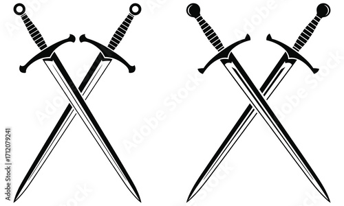 two crossed swords