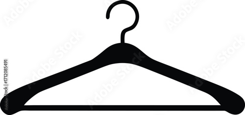 wardrobe garment hanger vector art
