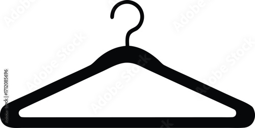 wardrobe garment hanger vector art
