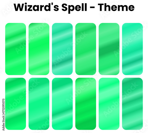 A mystical gradient pack that channels a wizard's spell. These vibrant, translucent gradients are filled with the magical light of a powerful incantation. A conceptual and dynamic collection.
