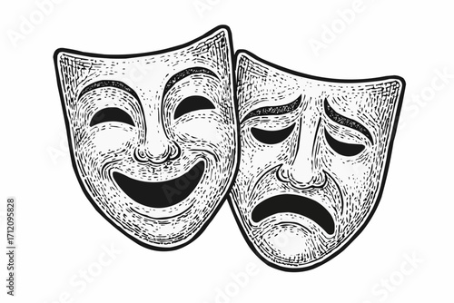comedy and tragedy masks