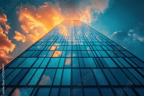 Wallpaper Mural Sun shining through tall building windows. Torontodigital.ca