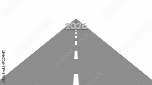 Road to the Future 2026: A Dynamic 3D Animation of Progress Towards a Goal