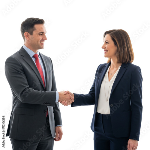 business people shaking hands