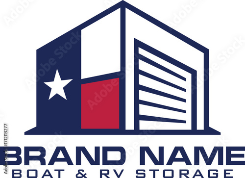 Texas  Elegant Real Estate Logo Vector