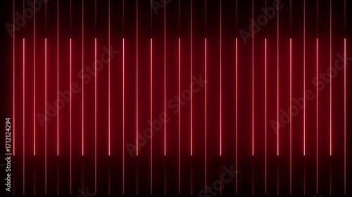 N eon glowing Vertical new line animation. On dark icon. glowing neon blue lines moving on seamless loop on black background.