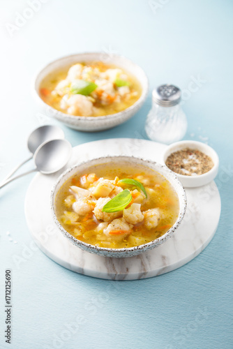 Homemade cauliflower soup