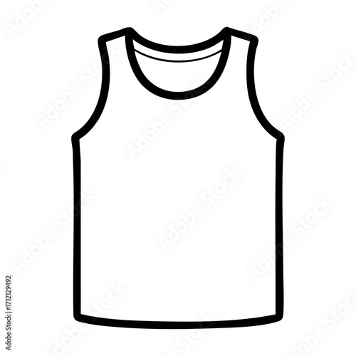 Flat illustration of a white