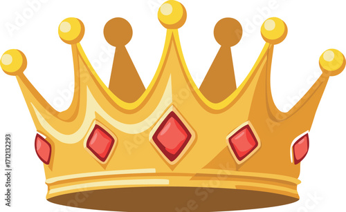 crown, king, gold, queen, royal, golden, illustration, princess, symbol, icon, vector, 3d, prince, luxury, decoration, royalty, jewelry, award, authority, emperor, nobility, wealth, 