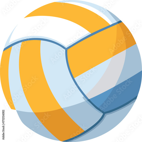 ball, volleyball, sport, beach, sphere, vector, game, illustration, icon, symbol, play, 3d, circle, fun, team, yellow, toy, object, volley, round, color, competition, activity, blue, sign