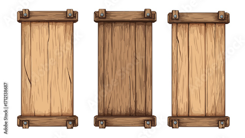 Medieval Wooden Frames for Creative Works and Designs