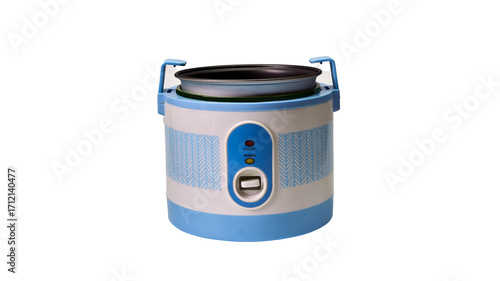 Electric Rice Cooker Isolated on White Background