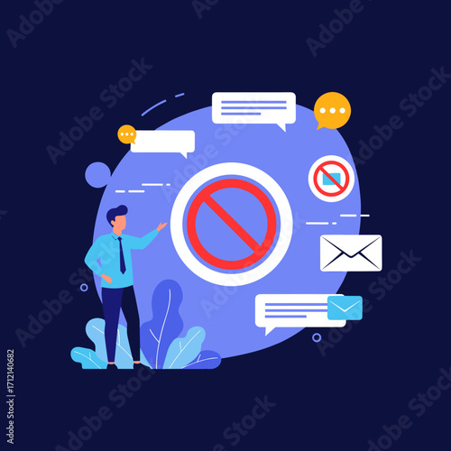Understanding and preventing unwanted digital communications and online notifications effectively