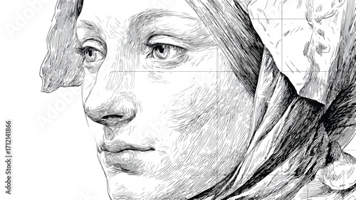 Florence Nightingale Engraving: Symbolizing Compassion and Strength