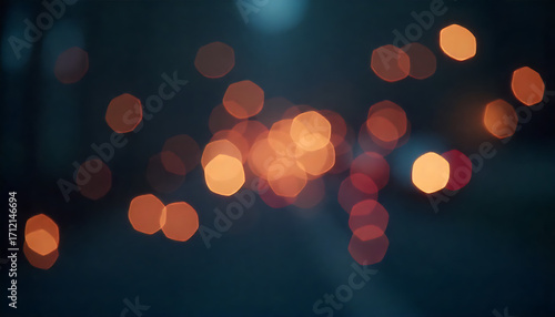 Defocused lights bokeh background