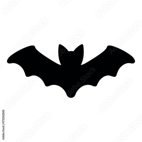 An illustration depicting a black icon of Halloween scary holiday attributes on a white background
