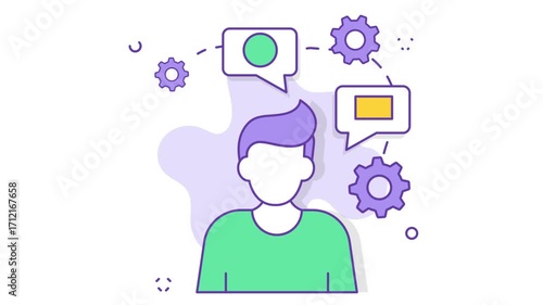 Aligning processes with client expectations animation, innovative thinking structured execution animated video, Business clip, Turning Experiences into Trust footage, Sales Marketing motion graphics