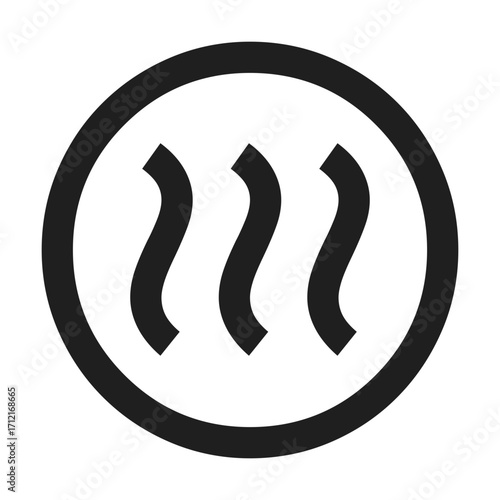 Nest Farsight Heat icon vector