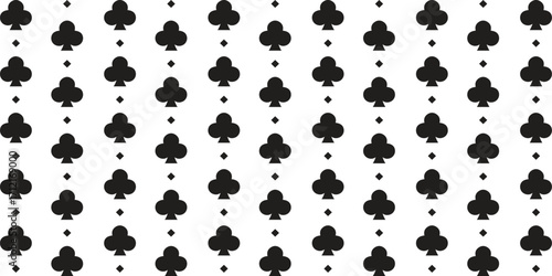 Ace Of Spades Seamless Pattern