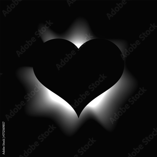 Heart illuminate light frame